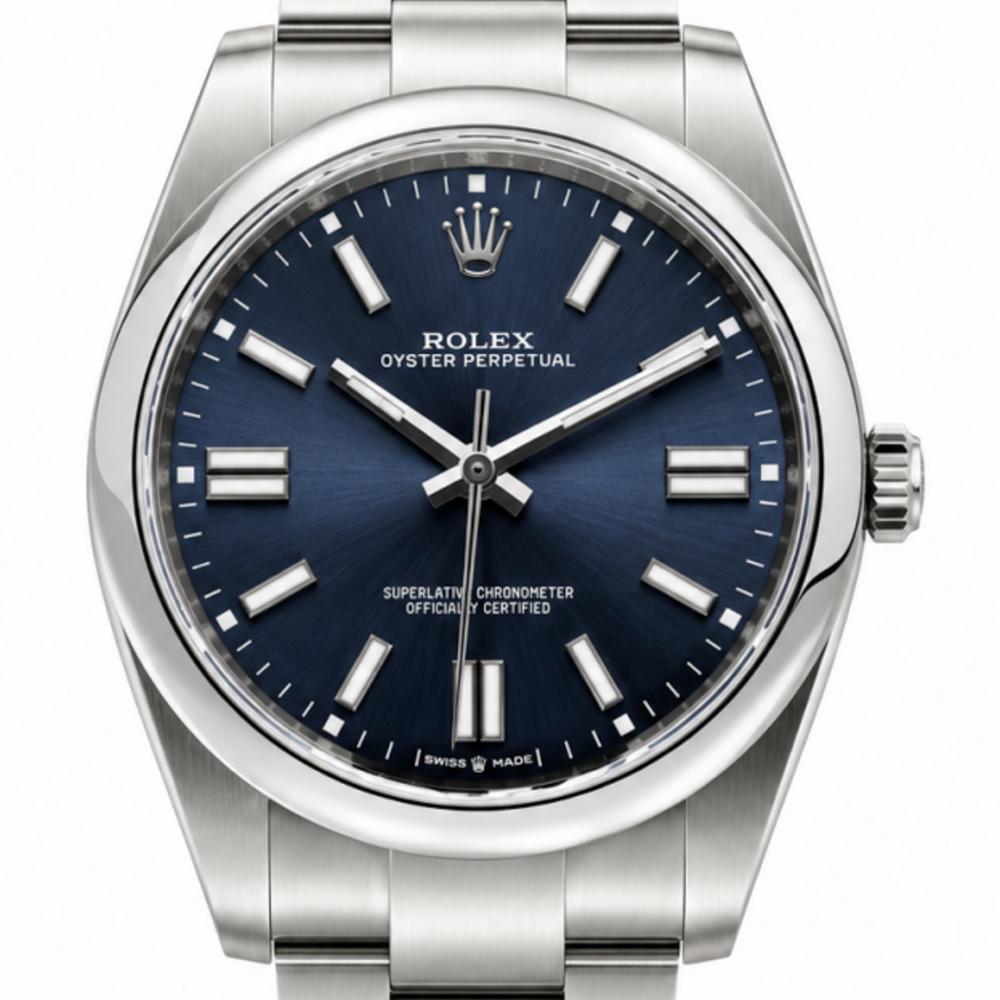 Rolex Oyster Perpetual 41MM 124300 Blue Dial Watch